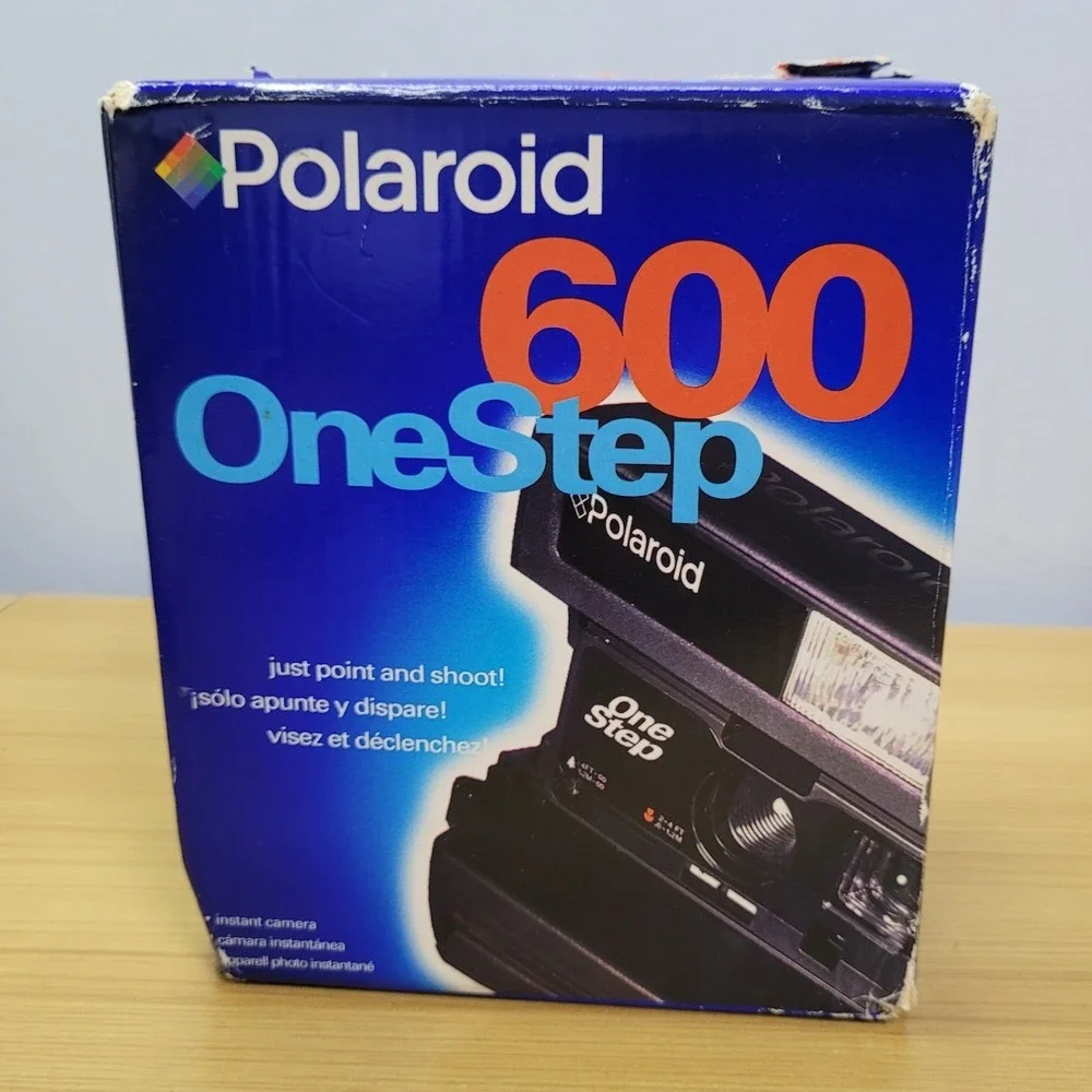Polaroid One Step 600 Instant Film Camera Tested Working Box